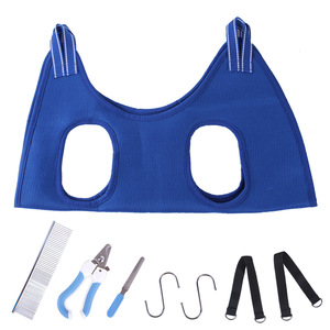 Hunde- und Katzenpflege-Hängematte mit Fixierter Badetasche für Krallenschnitt, Kratzschutz und Trimmen - Product Image 3