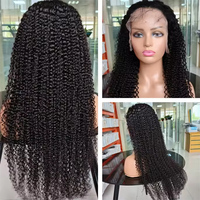 40 Pouces 13X4 HD Perruques Lace Frontal Cheveux Humains Full Frontal HD Perruques Lace Vendeur, Perruques de cheveux humains vierges à cuticule alignée sans colle