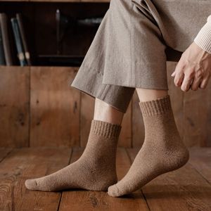 Yingyueli — <span class=keywords><strong>chaussettes</strong></span> en <span class=keywords><strong>laine</strong></span> de chameau pour hommes, <span class=keywords><strong>chaussettes</strong></span> chaudes pour l'hiver, logo de randonnée, personnalisés - Product Image 5