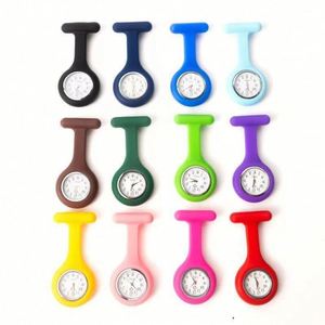 Reloj de Solapa para Médicos y Enfermeras, Personalizado, OEM, Blanco, Bonito, con Broche, Reloj de Silicona para Bolsillo de Pecho, para Enfermeras - Product Image 3
