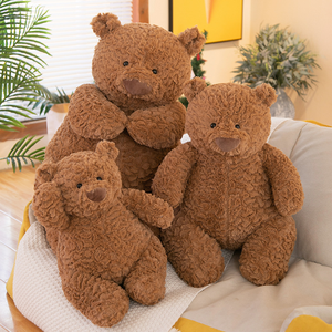 Venta al por mayor de fábrica, oso pardo, juguete de peluche, oso de peluche gordito lavable, lindo Oso De <span class=keywords><strong>Barcelona</strong></span>, juguete de peluche - Product Image 3