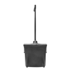 Black Windproof Commercial Hotel Lobby Cleaning <b>Broom</b> Soft PP <b>Broom</b> Head and <b>Dustpan</b> for Dust Collection - Product Image 3