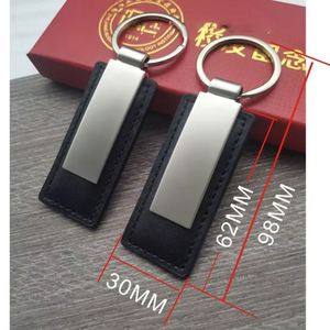 Wholesale Customized Logo Metal <b>Leather</b> Keychain Decorative Pendant Promotional Gifts - Product Image 3