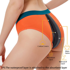 Ropa Interior para Niñas XXS, la Más Vendida, Sólida, para Uso Diario, 6% Algodón, Transpirable, a Prueba de Fugas, Hipoalergénica, para Adolescentes, Menstrual - Product Image 5
