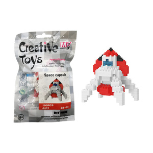 Apprendimento educativo per bambini 3d assemblare lo <span class=keywords><strong>spazio</strong></span> blocchi di costruzione di piccole particelle di plastica micro set di blocchi di costruzione - Product Image 3