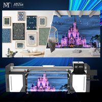 Imprimante UV hybride MTuTech de 2000 mm de largeur, machine d'impression sur toile avec système de positionnement visuel