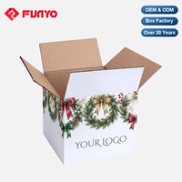 Cajas de Envío Corrugadas OEM Premium RSC, Cajas de Papel Kraft Ecológicas con Diseños Festivos