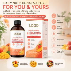 Meilleures multivitamines végétaliennes OEM, naturelles, sans sucre, complexe de vitamines et de minéraux, Nutricost Multivitamines liquides pour femmes - Product Image 4