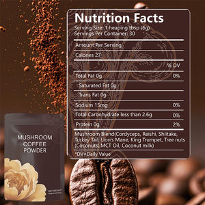 กาแฟสมุนไพรสำเร็จรูป 10 in <span class=keywords><strong>1</strong></span> แบบผง สำหรับขายส่ง OEM แบรนด์ส่วนตัว - Product Image 3