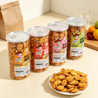 Collations saines sans gluten à base de maïs 228g, craquelins de riz semi-mous épicés, en vrac, marque privée, emballage personnalisé