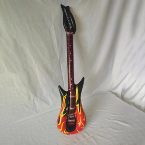 Globo de Juguete Inflable de PVC al por Mayor, Guitarra Falsa, Recuerdo para Fiestas de Rock Punk y Accesorio de Disfraz - Product Image 3