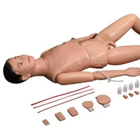 Maniquí de Entrenamiento Multifuncional para el Cuidado del Paciente, Simulador Médico de Enfermería para la Enseñanza de RCP