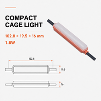 Lampe LED longue durée pour cage à poulets 1,8W, 50 000 à 60 000 heures, pour l'éclairage des élevages multi-niveaux et une réduction de la charge de maintenance