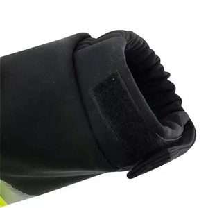 Veste de sécurité réfléchissante imperméable en softshell de coton vert haute visibilité classe 2 ANSI certifiée ANSI EN20471 pour la construction - Product Image 2