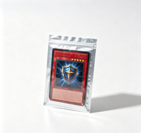 Emballages personnalisés en aluminium et mylar pour cartes à collectionner, sacs en plastique refermables avec fermeture éclair pour cartes de jeu
