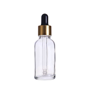Factory Wholesale Luxury Customized <b>Empty</b> Clear Glass Essential Flower Oil Dropper <b>Bottle</b> with Dropper Cap - Product Image 4