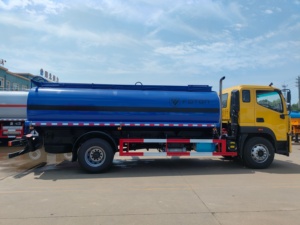 Nouveau camion-citerne Foton 4x2 15CBM à 4 compartiments Euro 3 avec débitmètre et distributeur de carburant diesel mobile - Product Image 3