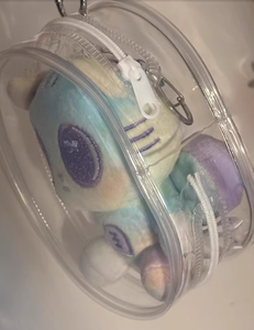 Étui de protection transparent pour poupées Labubu avec porte-clés suspendu Boîte de rangement en PVC pour collectionneurs Labubu - Product Image 2