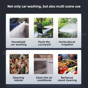 Nettoyeur haute pression pour voiture 1500W 60 bars, pistolet à eau portable, laveuse sans fil, nettoyeur pour batterie 18V - Product Image 6