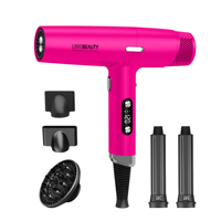 Sèche-cheveux ionique haute vitesse 110000 tr/min BLDC à faible bruit, auto-nettoyant, LED, avec plusieurs accessoires de coiffage – Vente en gros