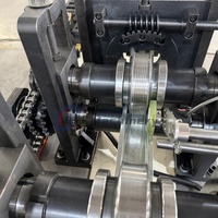Máquina de Perfilado en Frío para Construcción de Techos de Acero con Perfil Omega, Totalmente Automática, Fabricada en China