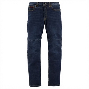Pantalones Vaqueros Unisex Azules para Motociclismo, Transpirables, Protectores, Reforzados con Forro, Elegantes para Todas las Temporadas - Product Image 1