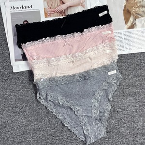 <span class=keywords><strong>Tanga</strong></span> de cintura baja para mujer, estilo polaco, de punto, de algodón transpirable, cómoda, de alta elasticidad, con borde ancho. - Product Image 4
