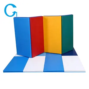 Fabriek Verkoop Gymnastiek Opvouwbare Gymnastiekpaneel Mat Junior Training Tumbling Gymnastiekmat Voor Bodybuilding Gymschuim Mat