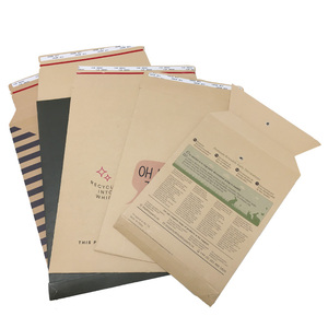 Tùy chỉnh tự con dấu phẳng cứng nhắc các tông phong bì bưu phẩm giấy kraft không thấm nước thân thiện với môi cho giày & Lông bao bì - Product Image 3