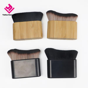 แปรงคาบูกิสำหรับทาตัวแ<span class=keywords><strong>ป</strong></span>รงเกลี่ยหน้าเครื่องสำอางเครื่องสำอางทาตัวขนา<span class=keywords><strong>ด</strong></span>ใหญ่ปรับแต่งได้เอง - Product Image 2