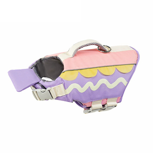 Giubbotto salvagente cane Ripstop regolabile giubbotto salvagente cane per il nuoto con strisce riflettenti maniglia di salvataggio - Product Image 1