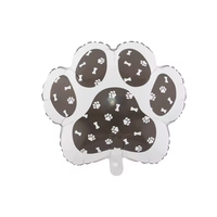Ballons en aluminium en forme de patte de chien miniature pour la décoration de fête