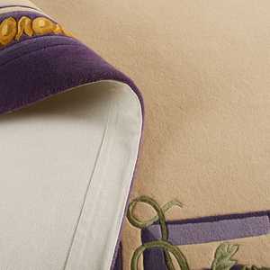 Tapis de luxe en laine fait main, couleur unie, texture douce, surface lavable et options de taille personnalisées - Product Image 4
