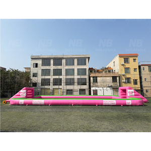 Commercial Portable Outdoor Sports <b>Games</b> <b>Inflatable</b> Football Pitch Arena Playground Soap Soccer Field <b>Inflatable</b> Football Field - Product Image 3