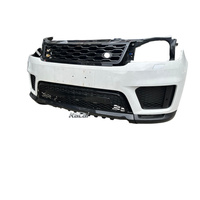 Rakitan Bumper Depan dengan Grille untuk Land Rover Range Rover Sport L494 2014-2022, Kit Bumper Gaya SVR Sport OE LR045012