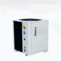 Pompe à chaleur commerciale à source d'eau RMRB RMRB-03YR-D 12kW, compresseur à vis R410A, haute performance énergétique (COP), 380V, pour piscines et hôtels