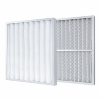 Filtre lavable à efficacité primaire Filtre à plaque en aluminium pour cadre en tissu non tissé pour système HVAC