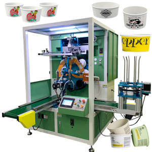 Chất lượng cao tự động dùng một lần Bát giấy Màn hình máy in Thiết kế 2 màu nhà máy tùy chỉnh-Điều kiện Mới - Product Image 1