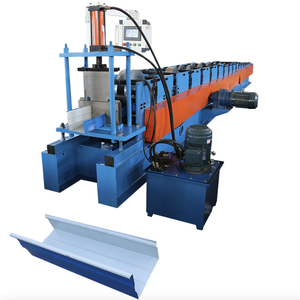 Machine de formage à rouleaux pour gouttières d'eau et gouttières rondes, <span class=keywords><strong>Prix</strong></span> des machines de construction - Product Image 1
