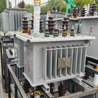 Transformateur de distribution triphasé immergé dans l'huile 11 kV 200 kVA, tension d'entrée et de sortie personnalisable