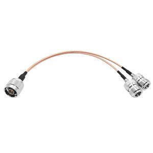 Connecteur N mâle vers 2 X N femelle Câble d'<span class=keywords><strong>antenne</strong></span> Combiner Câble de type Y Pigtail RG316 - Product Image 1