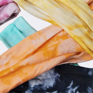 Bandeaux pour femmes, bandeaux de yoga et d'exercice, bandeaux élastiques mignons pour <span class=keywords><strong>cheveux</strong></span>, bandeaux tie-dye, bandeaux anti-transpiration - Product Image 4