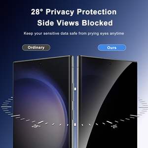 [NUEVO 2026] 360 ° Protector de Pantalla Completo de 4 Lados con Filtro de Privacidad para <span class=keywords><strong>Samsung</strong></span> S26+ Ultra S24 S25, Anti-Espía, con Bloqueo de Luz Azul - Product Image 3