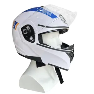 フルフェイスPCシールド付きABSモーターサイクルライディングヘルメット