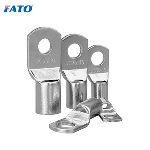 Fato Cáp Lug SC loạt đóng hộp điện không cách điện Vòng pin đồng mặt đất ống uốn thiết bị đầu cuối Lugs với lỗ - Product Image 3