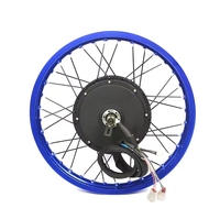 Moteur de moyeu sans balais 19 pouces QS205 50H 5000W pour roue de moto, batterie lithium, moteur à entraînement arrière, LED, Ncyclebike ENC5000QS
