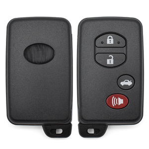 T-oyota Camry 3 + 1 Nút Xe Thông Minh Chìa Khóa Xe Shell Llaves Cles Trong Màu Đen Với Khẩn Cấp Key Blade Với Logo - Product Image 3