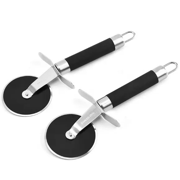 Best Verkopende Producten Groothandel Pizza Cutter Rocker Pizza Peeling Rvs