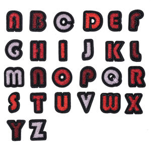 Wholesale High Quality Embroidery Number Alphabet Letters Patch Colorful Iron on <b>Stamp</b> for Kids <b>clothes</b> - Product Image 5