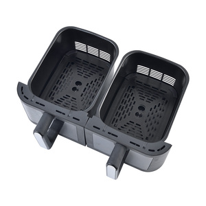 Freidora de Aire Digital Doble de <span class=keywords><strong>9L</strong></span> (4.5L + 4.5L) con Tapa Visible, 2400W de Alta Potencia para Cocinar en Familias Grandes - Venta al por Mayor, Novedad - Product Image 5